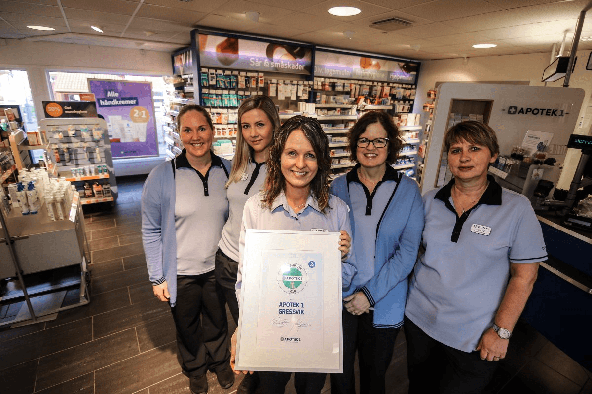 Apotek 1 – Tjenester på Gressvik Torg